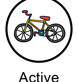 Bicycle cartoon