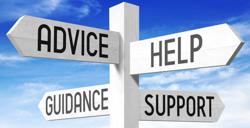 Advice help guidance support signpost