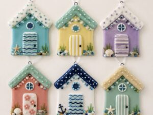 Fused Glass - Make a Beach Hut & Meadow Scene