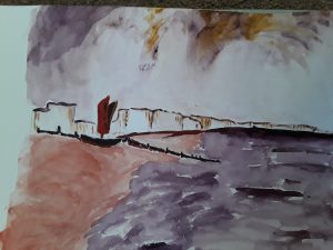 Painting of Brighton Beach