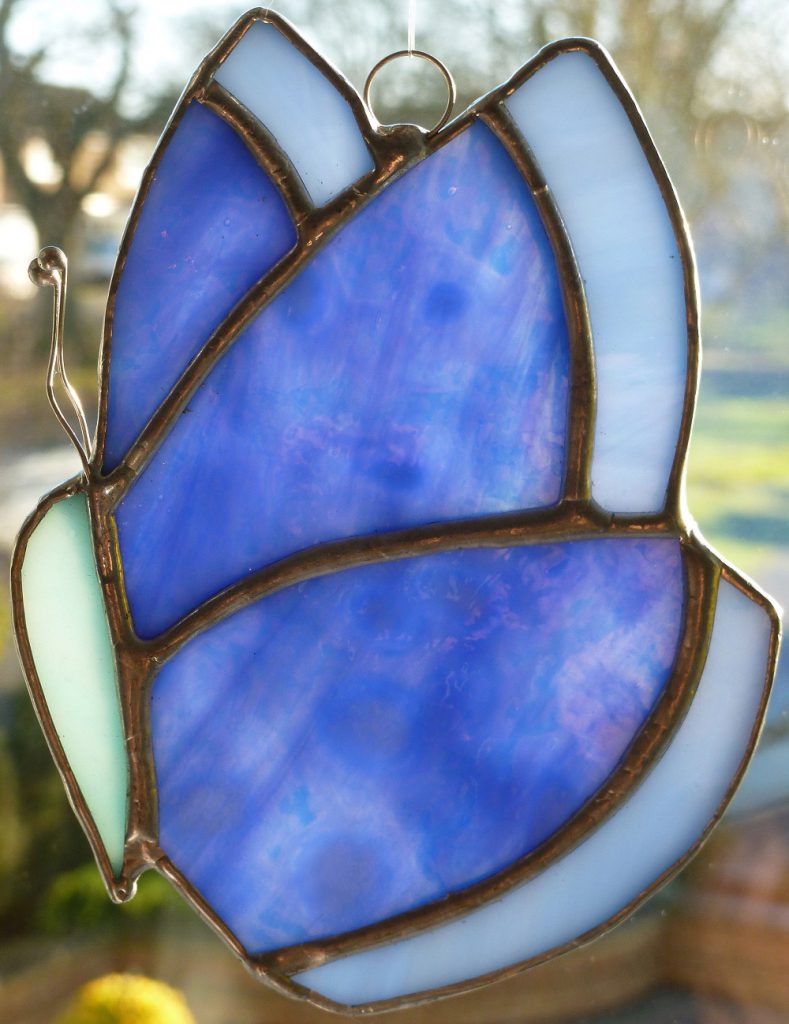 butterfly stained glass
