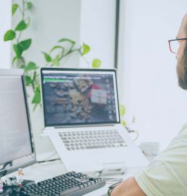 Man at computer