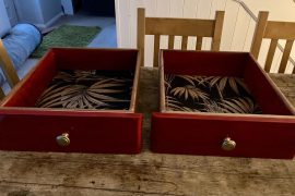 upcycled drawers