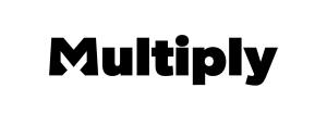 Multiply logo black