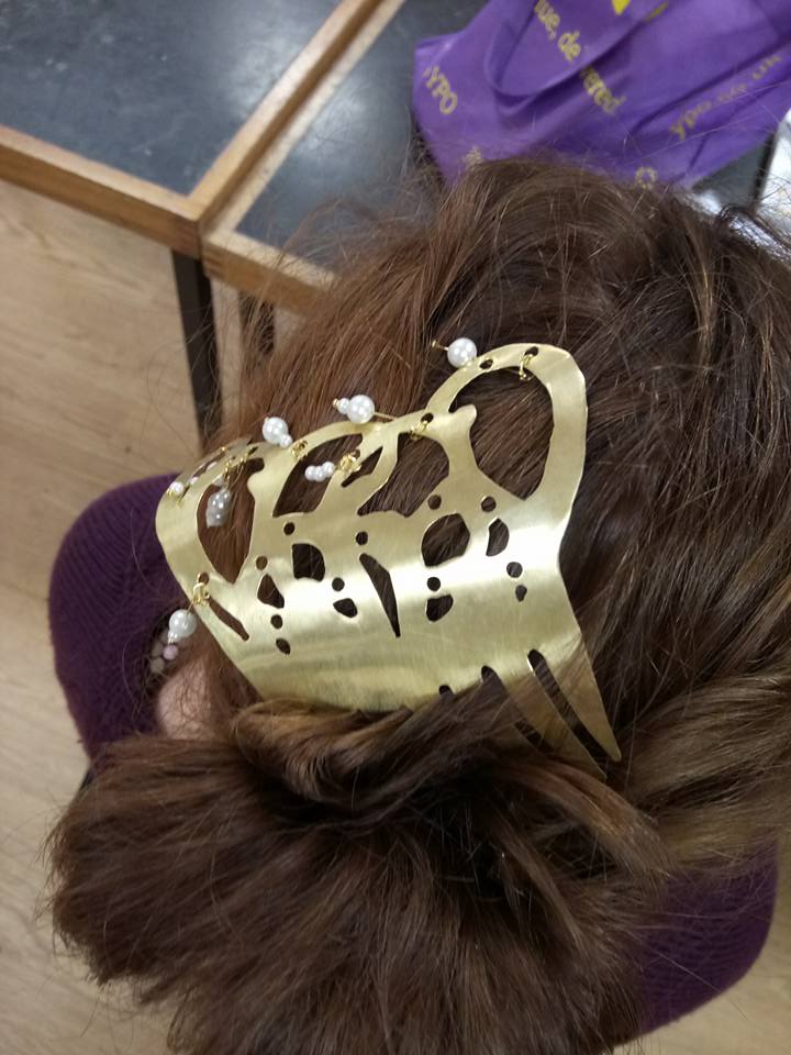 Brass hairclip