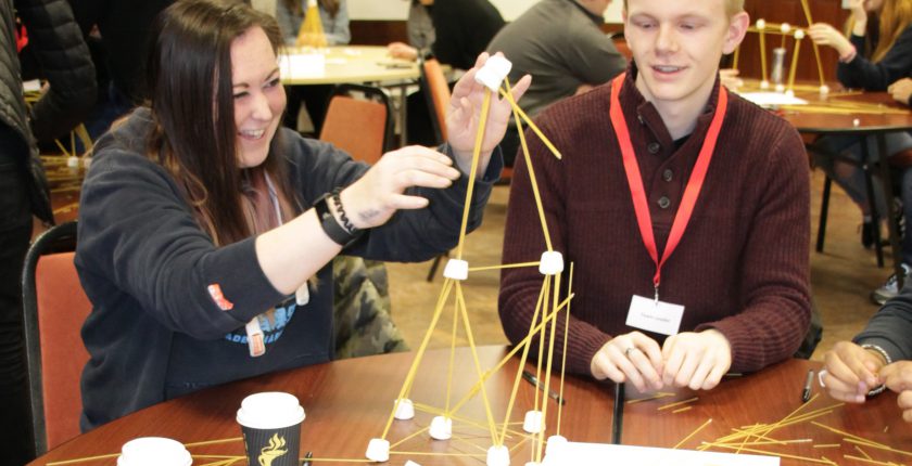 Apprentices Spaghetti Tower