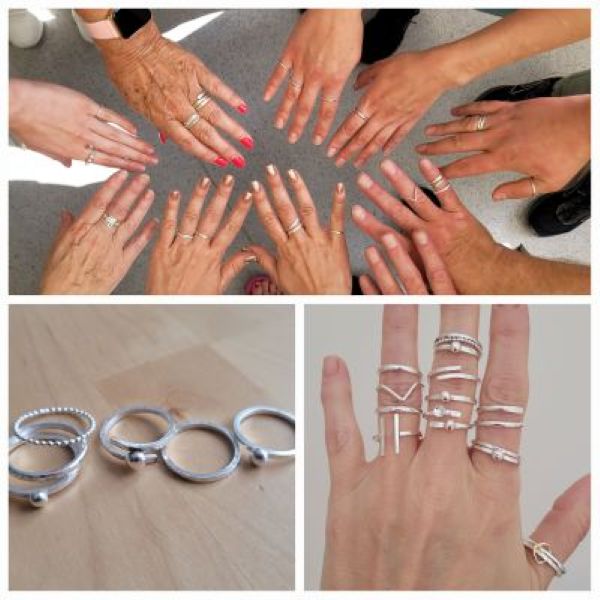 Silver Jewellery Making - Create a Set of Stacking Rings Workshop