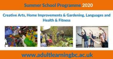 Summer School Programme 2020 advert