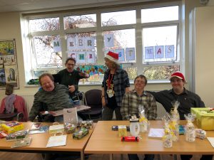 Group of 5 learners at Christmas Fair