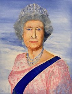 Painting of Queen Elizabeth II