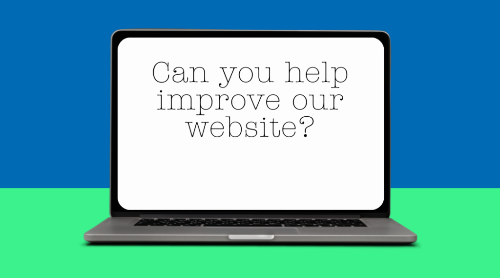 can you help improve our website
