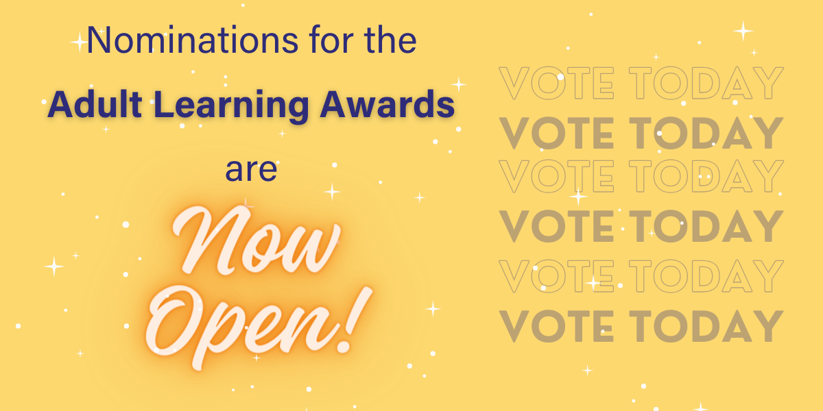 THE ADULT LEARNING AWARD NOMINATIONS FOR 2024 ARE NOW OPEN ...